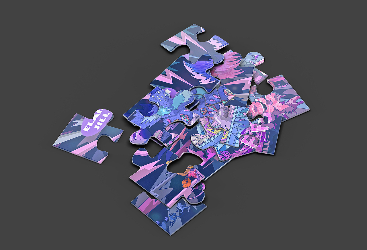 新锐KV插画|焰狐FIRE FOX:潮创IP物料延展