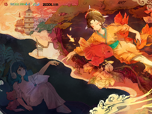 觸·承（個(gè)人主頁-ZNzIyMTM0OTY=） - 商業(yè)插畫 - 站酷設(shè)計(jì)師邊白原創(chuàng)素材 - 站酷ZCOOL