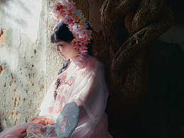 人像作品丨簪花