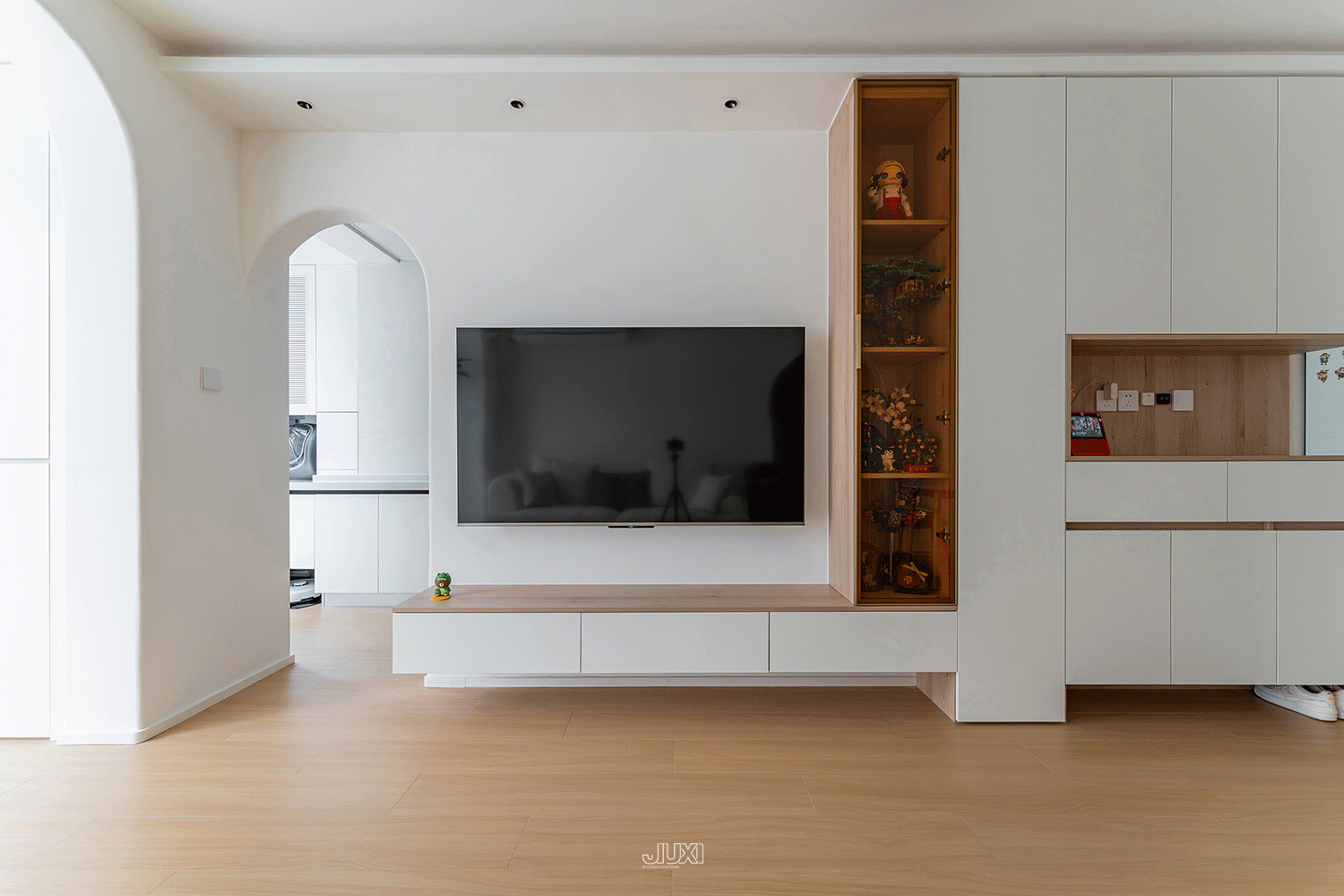 奶油原木一落地,放大30㎡的效果就有了