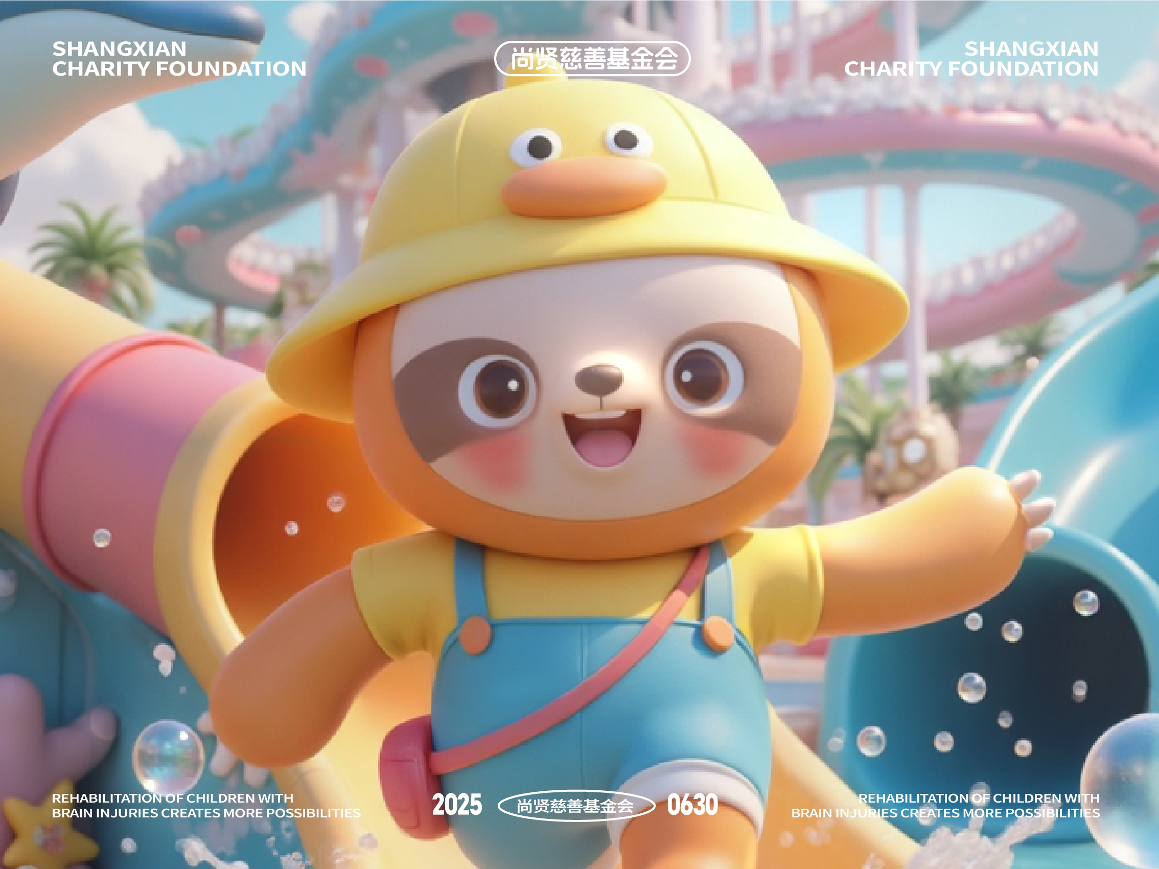 尚贤慈善基金会IP形象｜慢慢