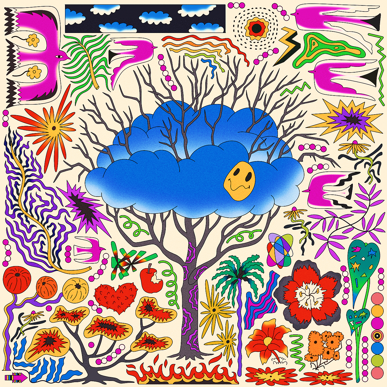 「超现实的低语」——符号与色彩的梦境漫游(图ZMzkzNDEyNzQw) - 艺术插画 - 站酷设计师插画师卷耳原创素材 - 站酷ZCOOL