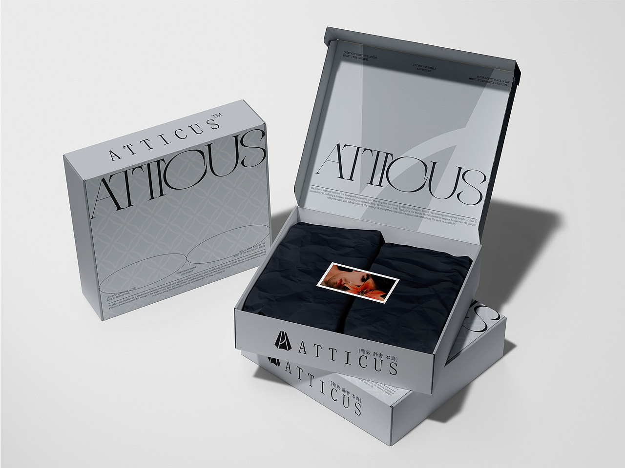 亚帝卡(ATTICUS)男装品牌设计 | 服装品牌视觉提案（图ZMzkzNDEzNzI0） - 品牌 - 站酷设计师南昱原创素材 - 站酷ZCOOL