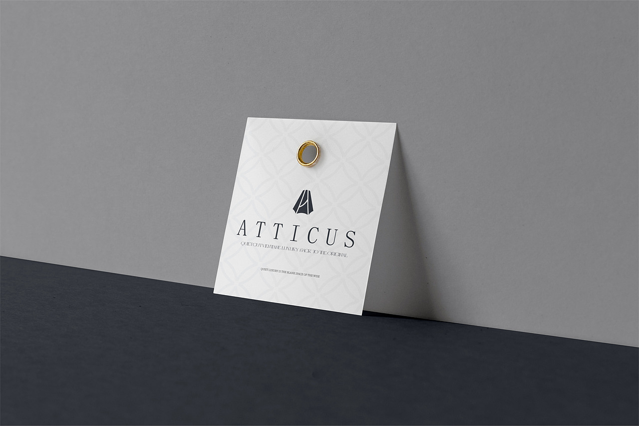 亚帝卡(ATTICUS)男装品牌设计 | 服装品牌视觉提案
