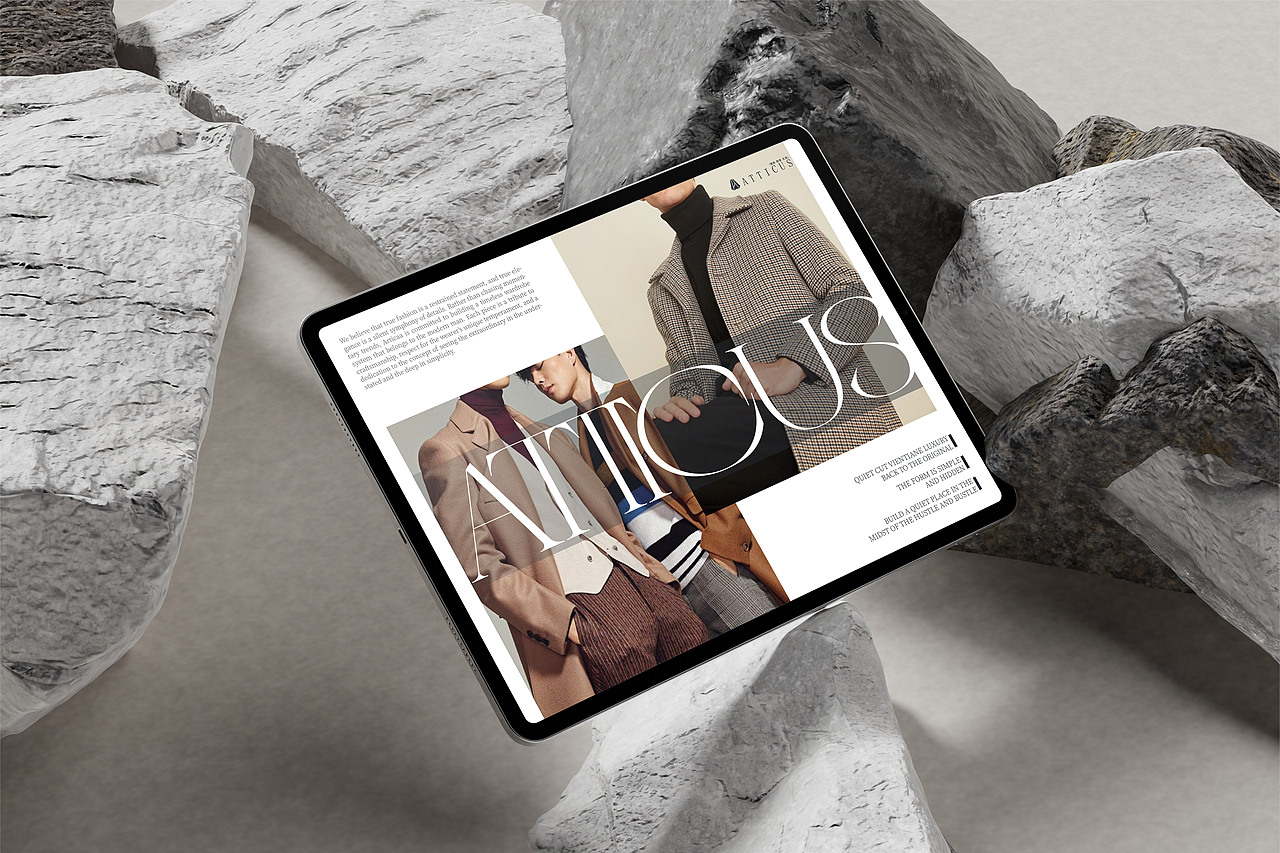 亚帝卡(ATTICUS)男装品牌设计 | 服装品牌视觉提案（图ZMzkzNDEzNzgw） - 品牌 - 站酷设计师南昱原创素材 - 站酷ZCOOL