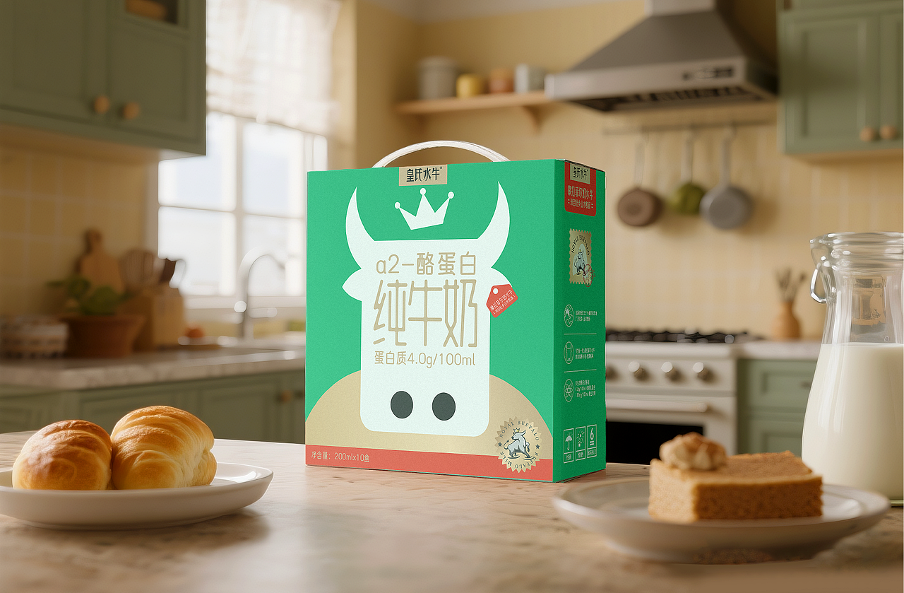 皇氏乳业水牛奶包装设计（图ZMzkzNDEzODA0） - 包装 - 站酷设计师Roi之原创素材 - 站酷ZCOOL