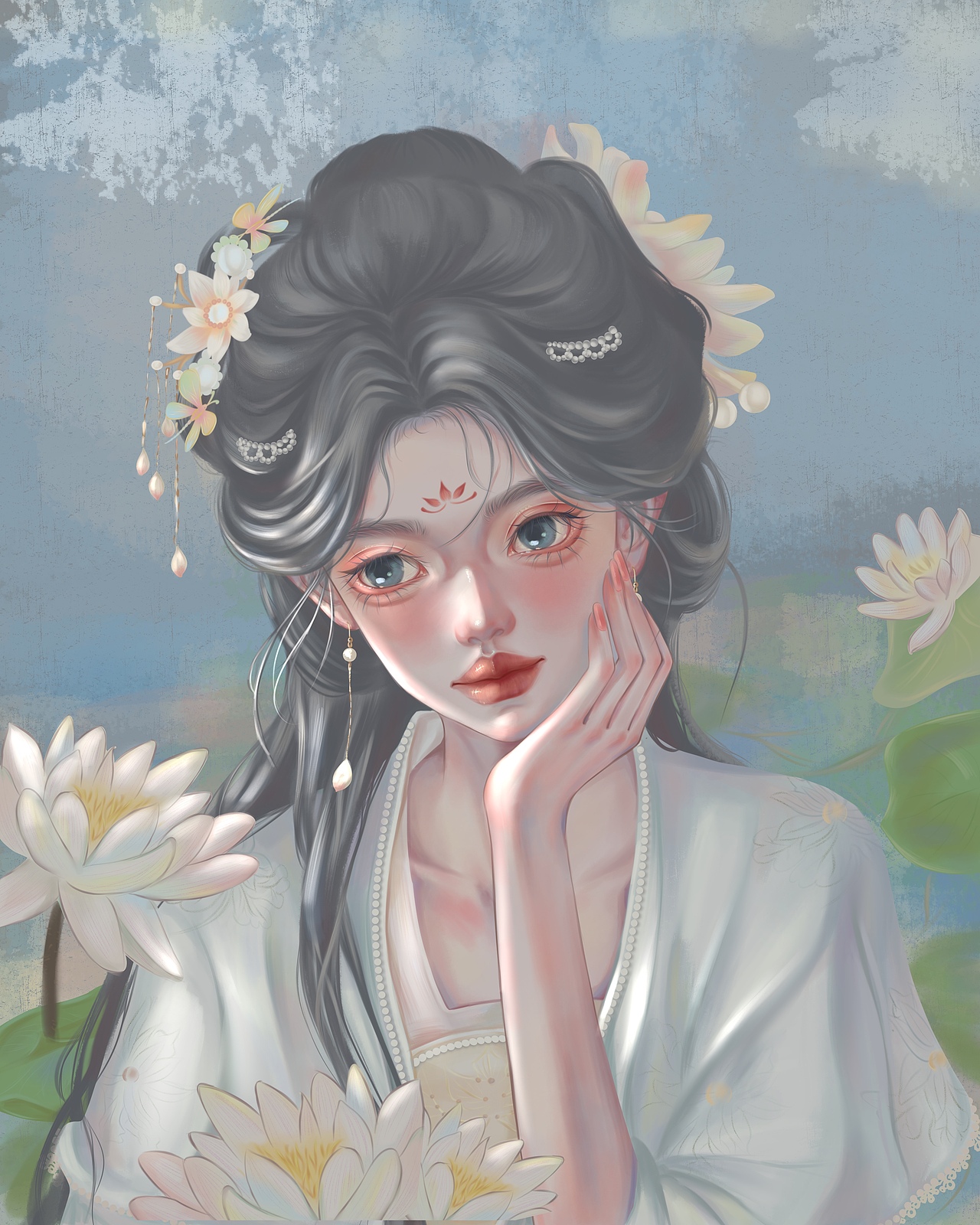荷（图ZMzkzNDE0NTE2） - 创作习作 - 站酷设计师不秃兔子原创素材 - 站酷ZCOOL