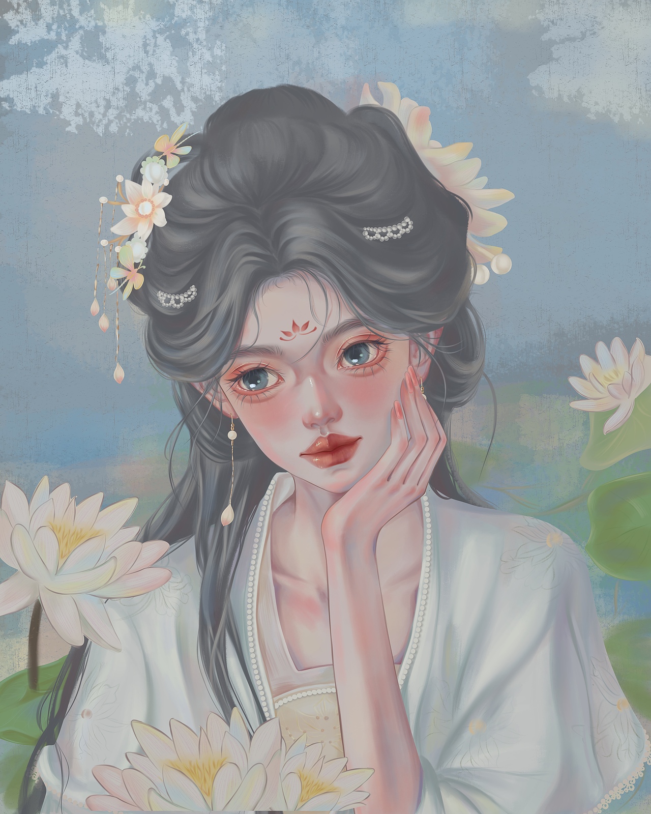 荷（图ZMzkzNDE0NTEy） - 创作习作 - 站酷设计师不秃兔子原创素材 - 站酷ZCOOL