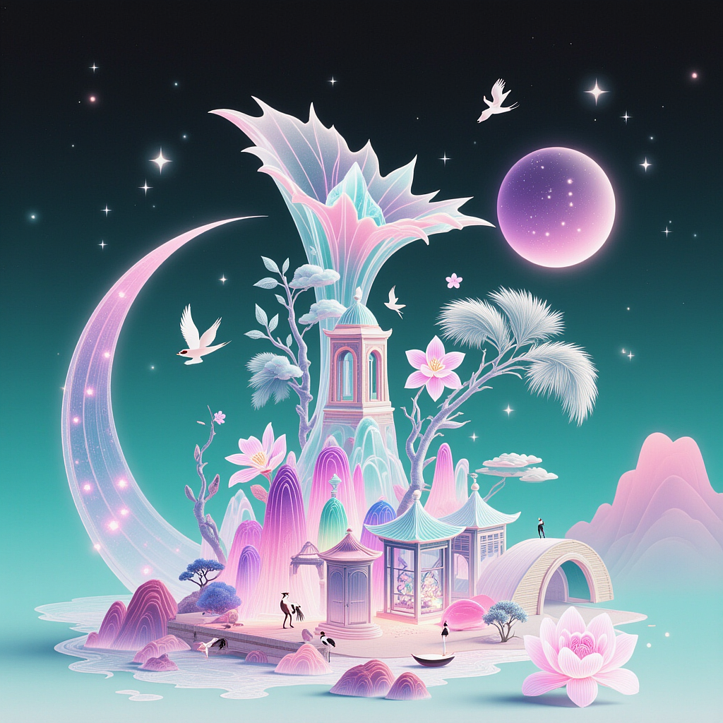 清雅插画（图ZMzkzNDE0MjAw） - 艺术插画 - 站酷设计师不便个原创素材 - 站酷ZCOOL