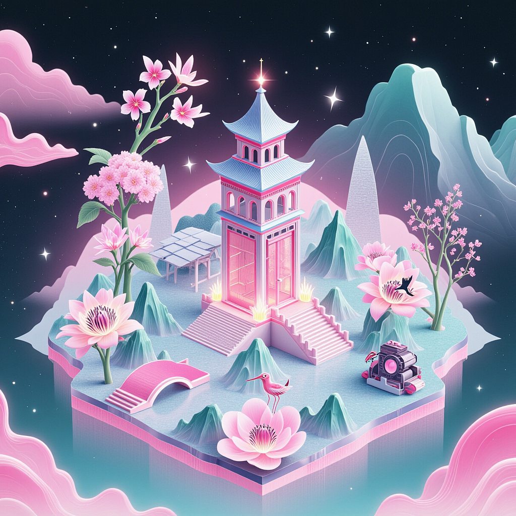 清雅插画（图ZMzkzNDE0MjA0） - 艺术插画 - 站酷设计师不便个原创素材 - 站酷ZCOOL