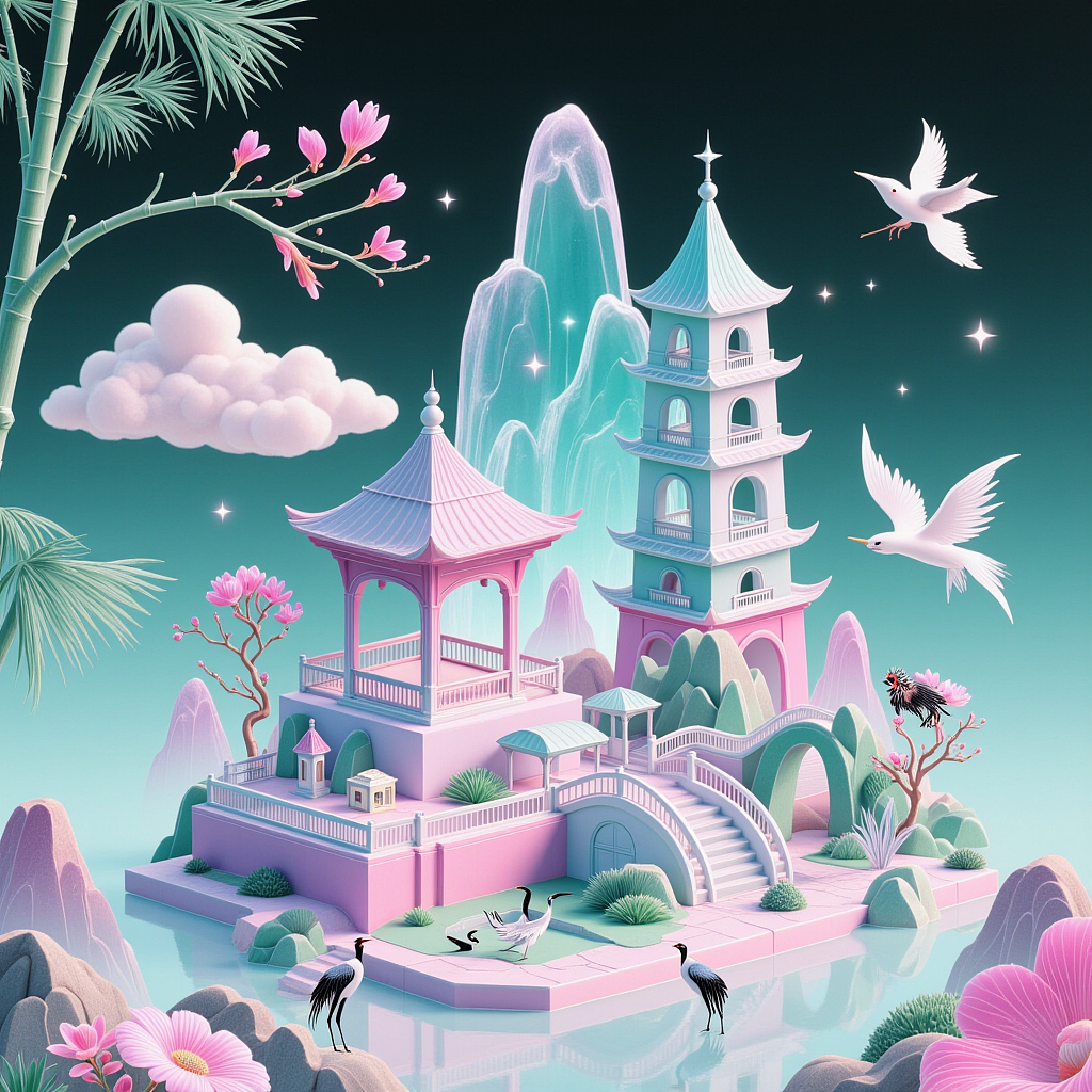 清雅插画（图ZMzkzNDE0MjE2） - 艺术插画 - 站酷设计师不便个原创素材 - 站酷ZCOOL