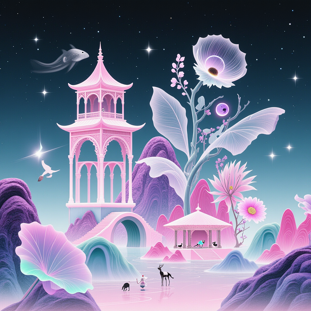 清雅插画（图ZMzkzNDE0MTIw） - 艺术插画 - 站酷设计师不便个原创素材 - 站酷ZCOOL