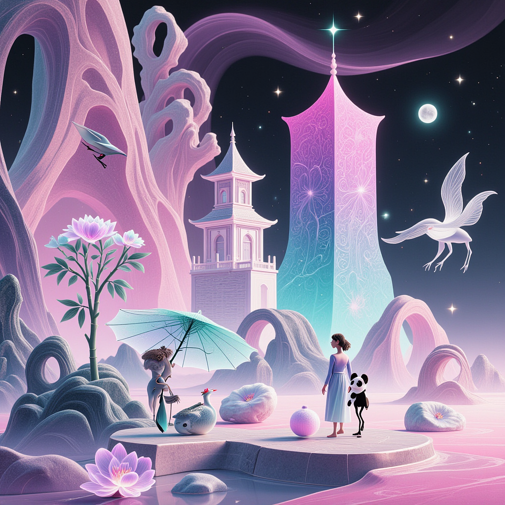 清雅插画（图ZMzkzNDE0MTQ4） - 艺术插画 - 站酷设计师不便个原创素材 - 站酷ZCOOL