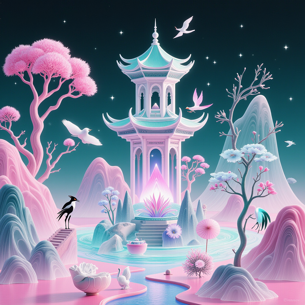 清雅插画（图ZMzkzNDE0MTU2） - 艺术插画 - 站酷设计师不便个原创素材 - 站酷ZCOOL