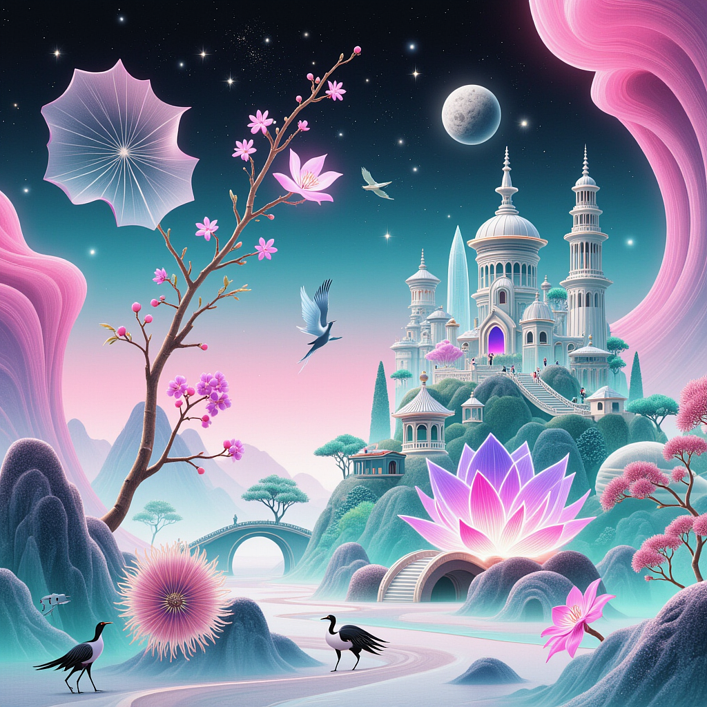 清雅插画（图ZMzkzNDE0MjY0） - 艺术插画 - 站酷设计师不便个原创素材 - 站酷ZCOOL