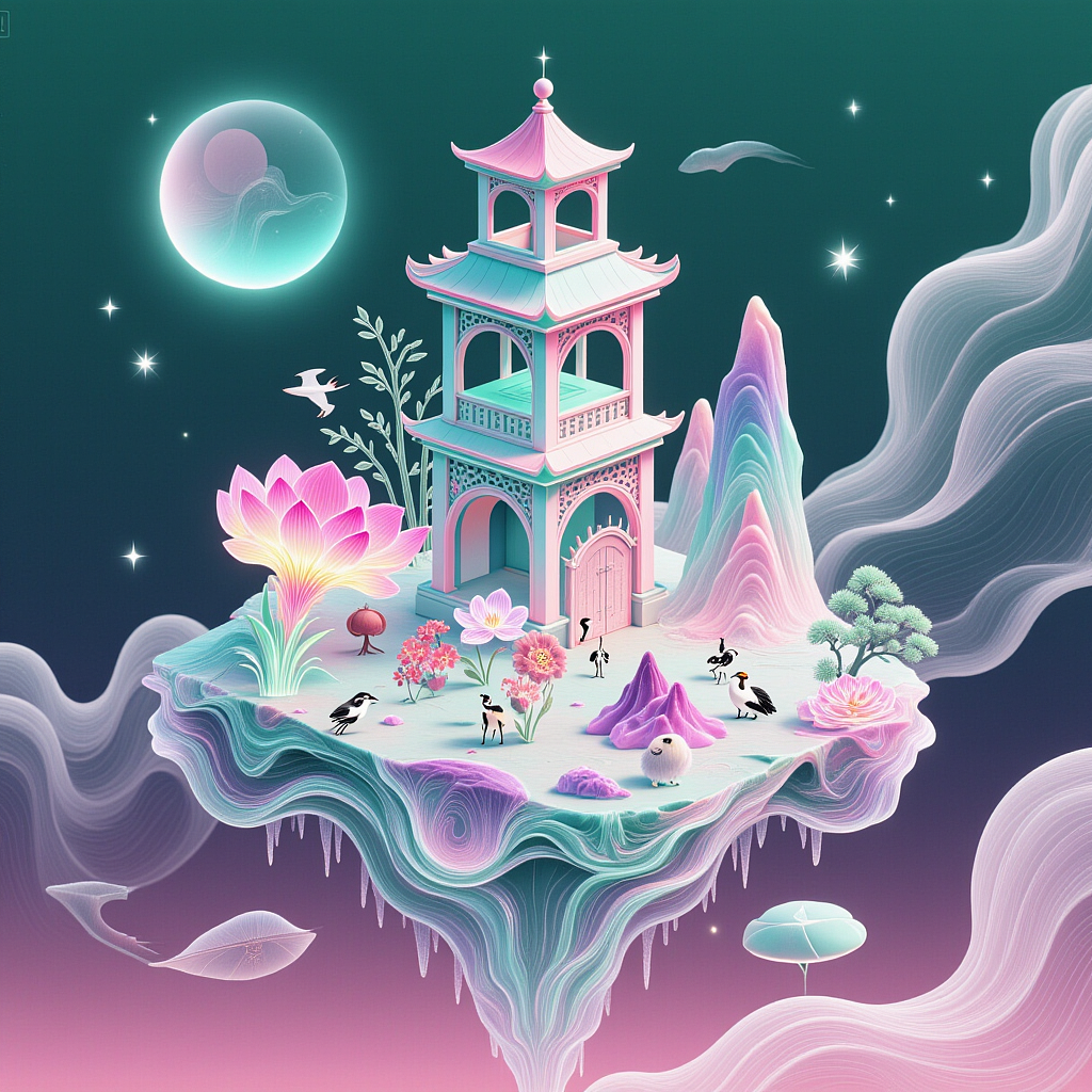 清雅插画（图ZMzkzNDE0MjY4） - 艺术插画 - 站酷设计师不便个原创素材 - 站酷ZCOOL