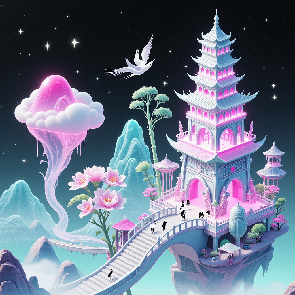 清雅插画（图ZMzkzNDE0Mjgw） - 艺术插画 - 站酷设计师不便个原创素材 - 站酷ZCOOL