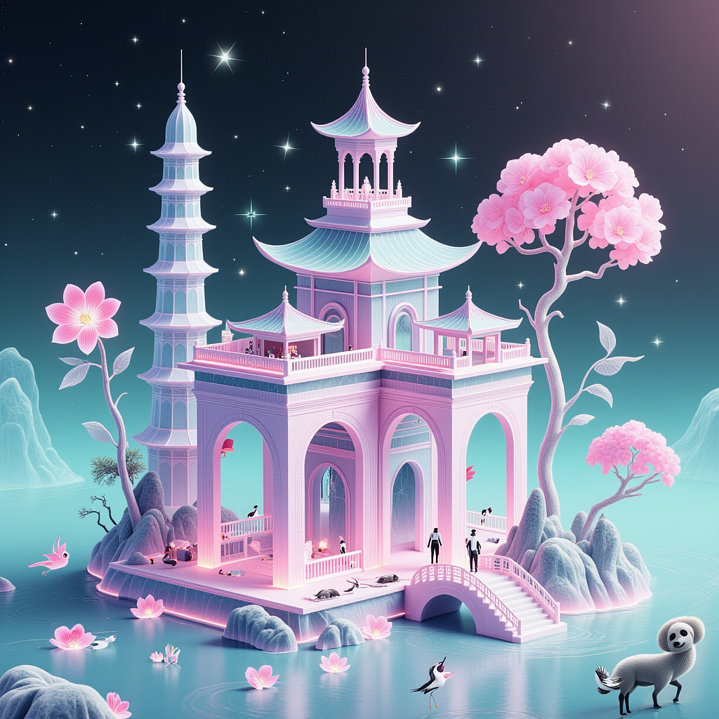 清雅插画（图ZMzkzNDE0MzMy） - 艺术插画 - 站酷设计师不便个原创素材 - 站酷ZCOOL