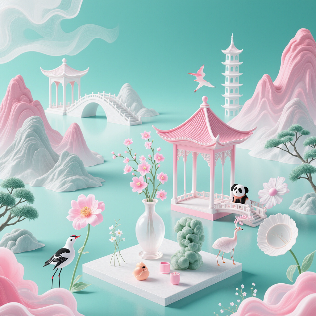 清雅插画（图ZMzkzNDE0Mzg4） - 艺术插画 - 站酷设计师不便个原创素材 - 站酷ZCOOL