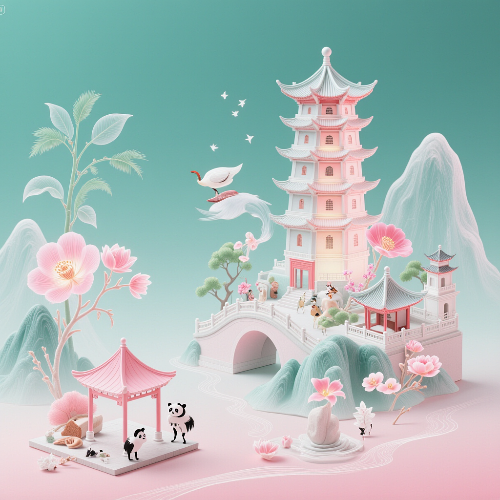 清雅插画（图ZMzkzNDE0NDE2） - 艺术插画 - 站酷设计师不便个原创素材 - 站酷ZCOOL