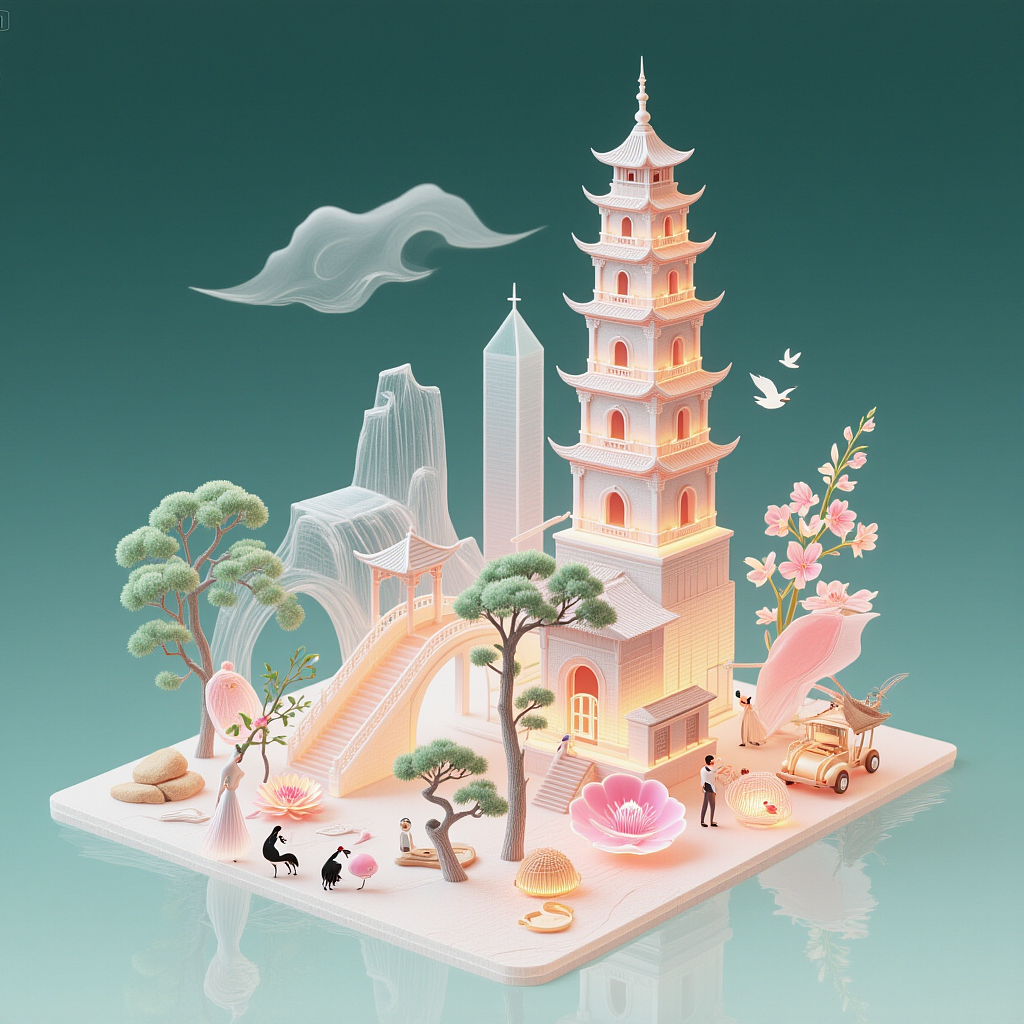 清雅插画（图ZMzkzNDE0NDQ4） - 艺术插画 - 站酷设计师不便个原创素材 - 站酷ZCOOL