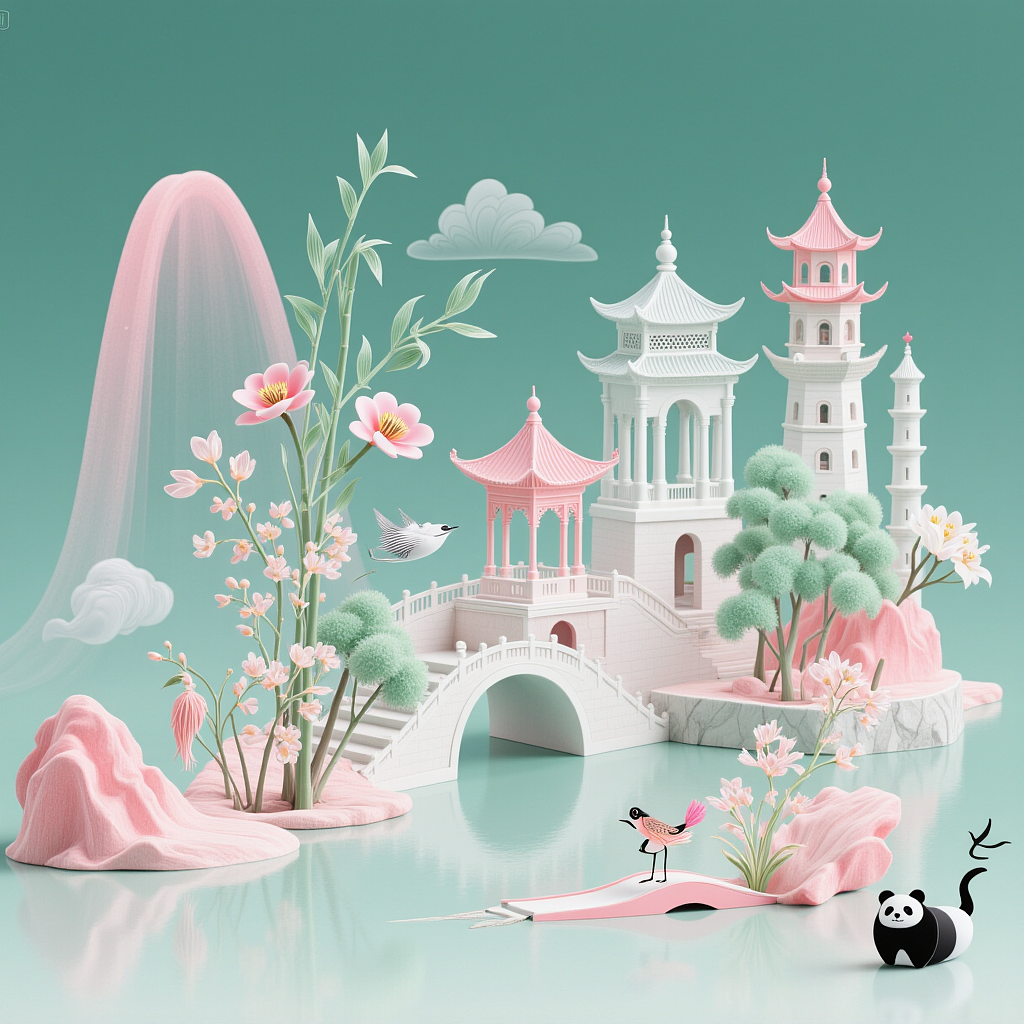 清雅插画（图ZMzkzNDE0NDYw） - 艺术插画 - 站酷设计师不便个原创素材 - 站酷ZCOOL