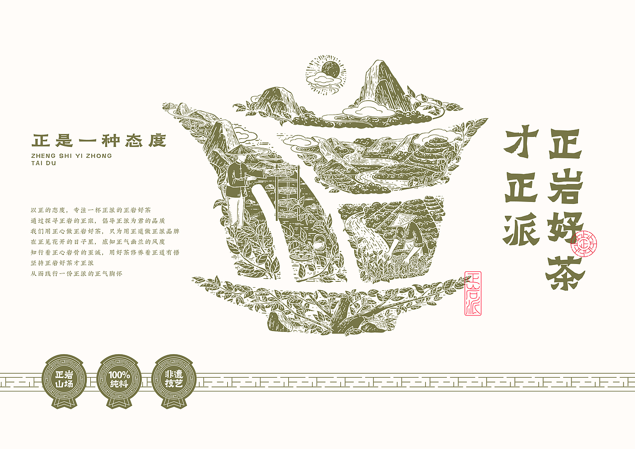 茶叶品牌策划案例:正岩好茶才正派