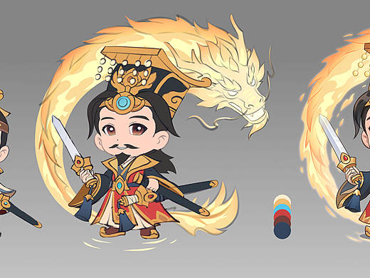 绘完一个Q版三进阶的测试，遂发之