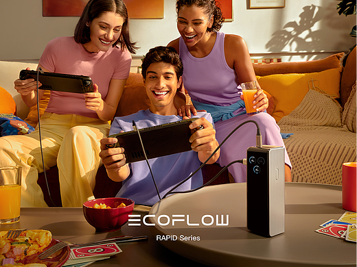 产品摄影｜正浩EcoFlow移动充电宝 RAPID 系列