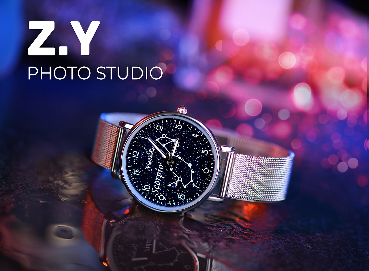 义乌手表拍照,手表高反光类产品拍摄
