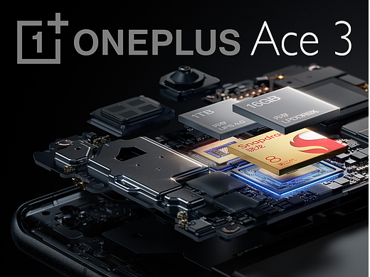 一加手机Ace3爆炸图One Plus Ace 3