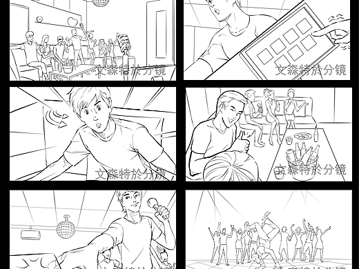 啤酒广告脚本分镜