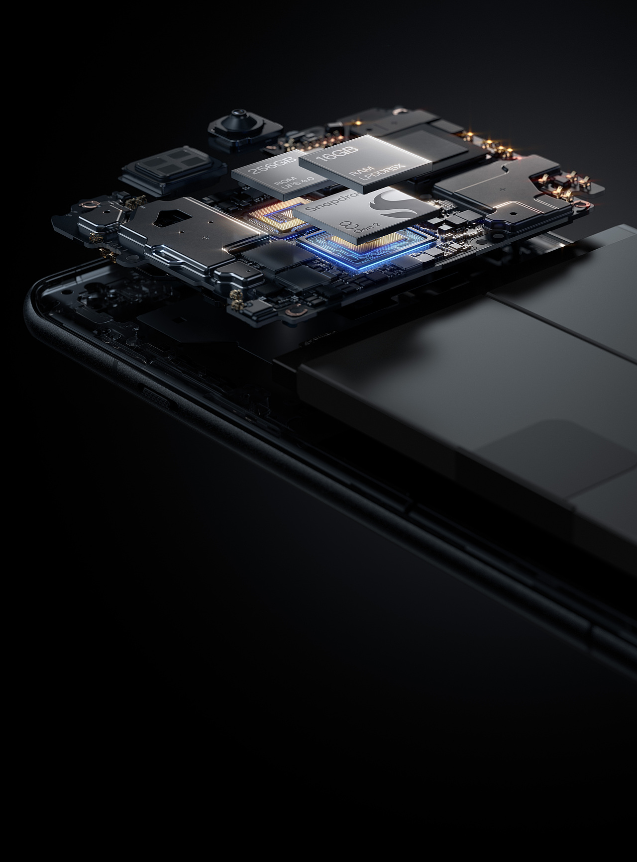 一加手机Ace3爆炸图One Plus Ace 3