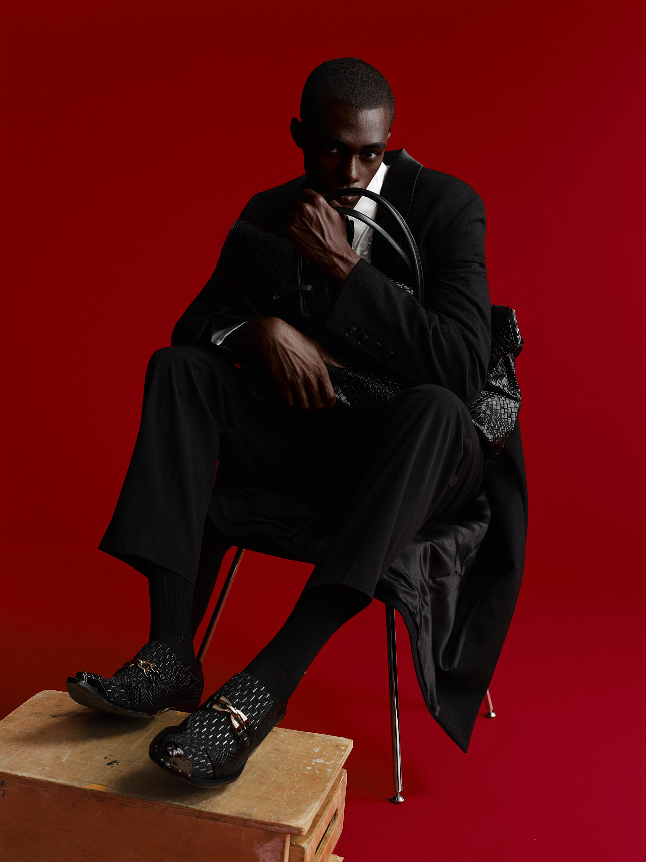 一组男模时装 LOOK 拍摄