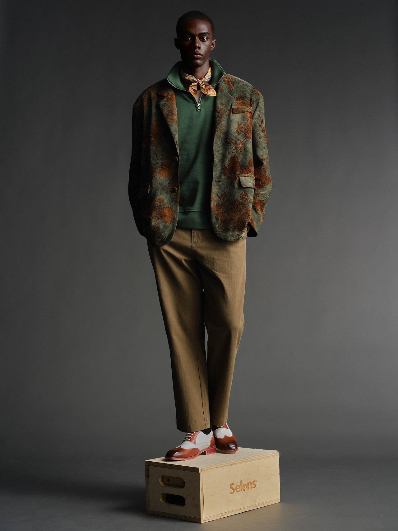 一组男模时装 LOOK 拍摄