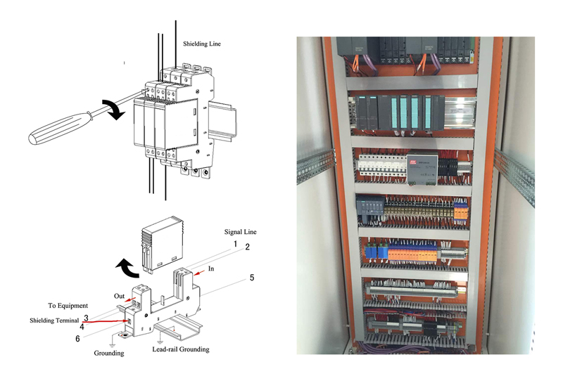 信号防雷器，信号浪涌保护器