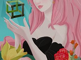 粉頭發(fā)少女