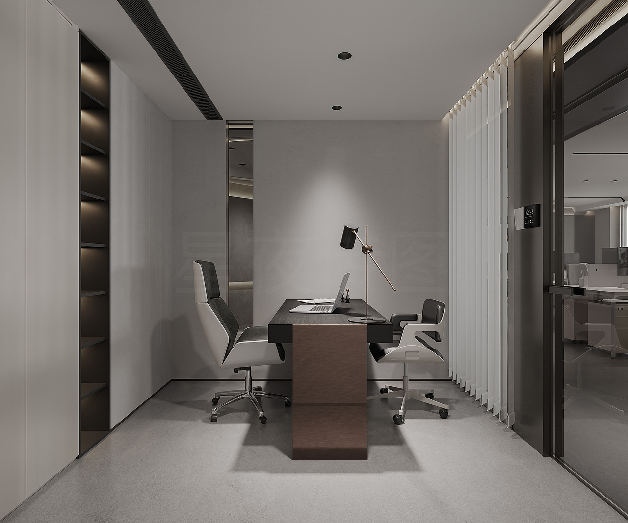 办公室设计效果图（图ZMzkzNDQ5NjQ0） - 商业空间设计 - 站酷设计师设计雪雪子原创素材 - 站酷ZCOOL