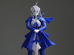 折纸设计 Saber