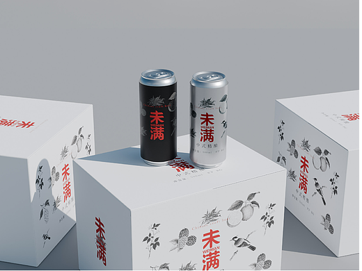 未满 | 中式精酿品牌包装设计