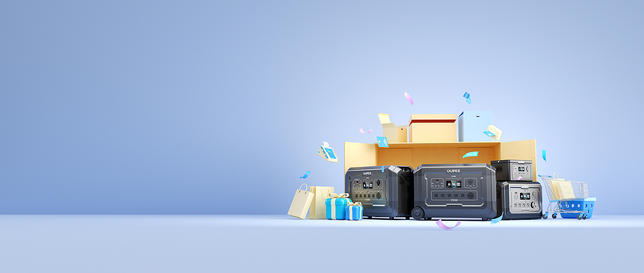 场景渲染|储能电源-2024活动场景渲染~