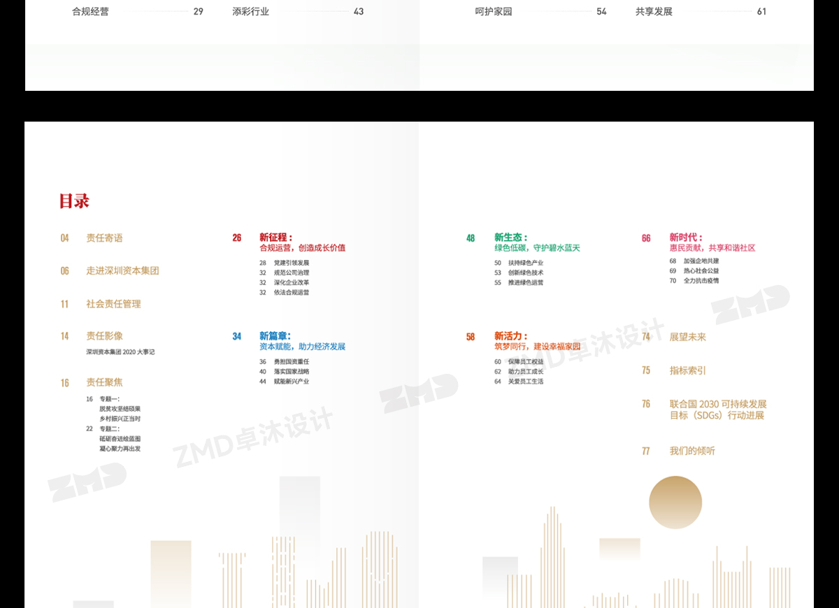 企业社会责任ESG报告画册参考模版欣赏，矢量可编辑！（图ZMTUxNTA5ODQ=） - 观点 - 站酷设计师ZMD卓沐设计原创素材 - 站酷ZCOOL
