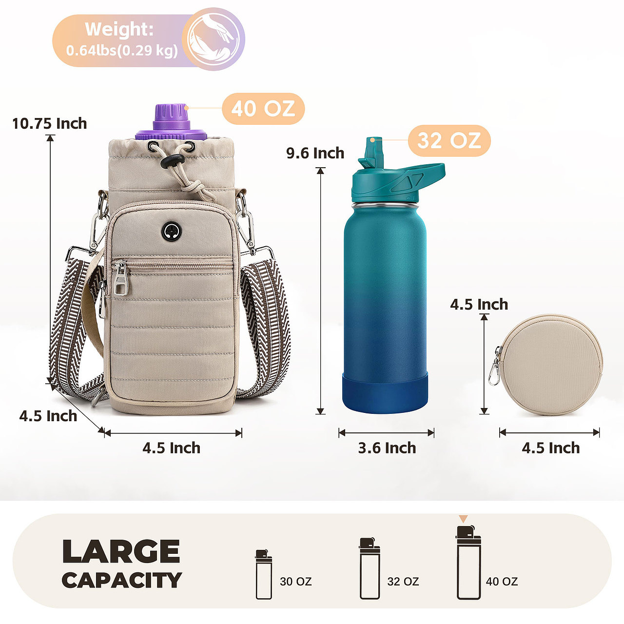 女士水杯包、亞馬遜A+頁面（圖ZMzkzNDY4MDQw） - 電商 - 站酷設(shè)計師日常加油鴨原創(chuàng)素材 - 站酷ZCOOL