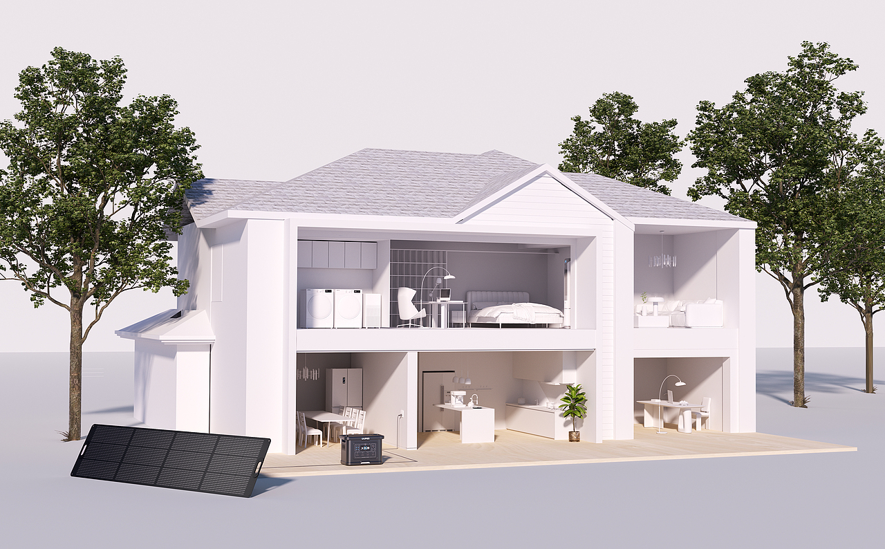 产品渲染|储能电源-室内场景渲染~（图ZMzkzNDY5OTMy） - 场景 - 站酷设计师一只脆脆原创素材 - 站酷ZCOOL