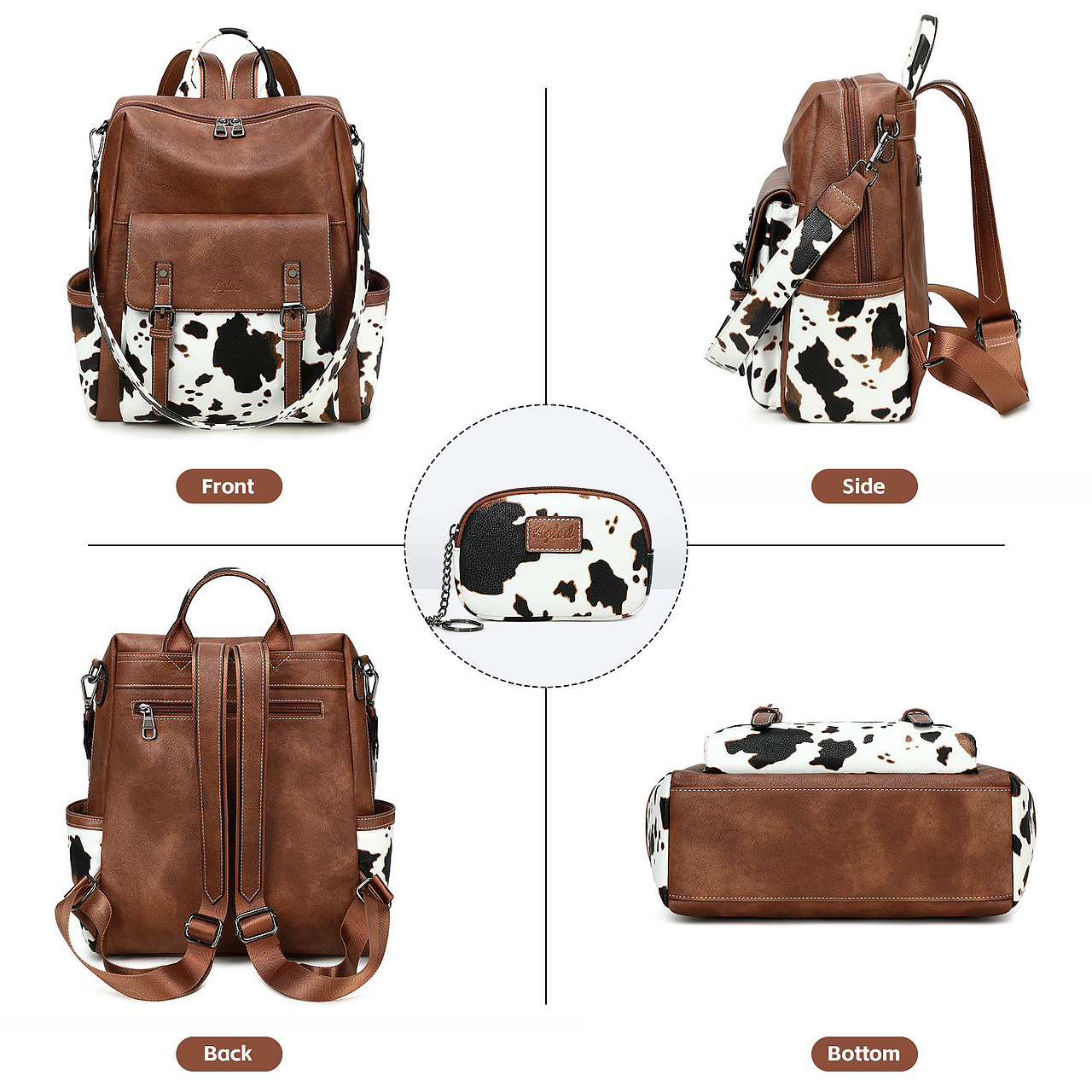 女士雙肩背包 亞馬遜高級A+ 主圖（圖ZMzkzNDc0ODQ0） - 電商 - 站酷設(shè)計師日常加油鴨原創(chuàng)素材 - 站酷ZCOOL