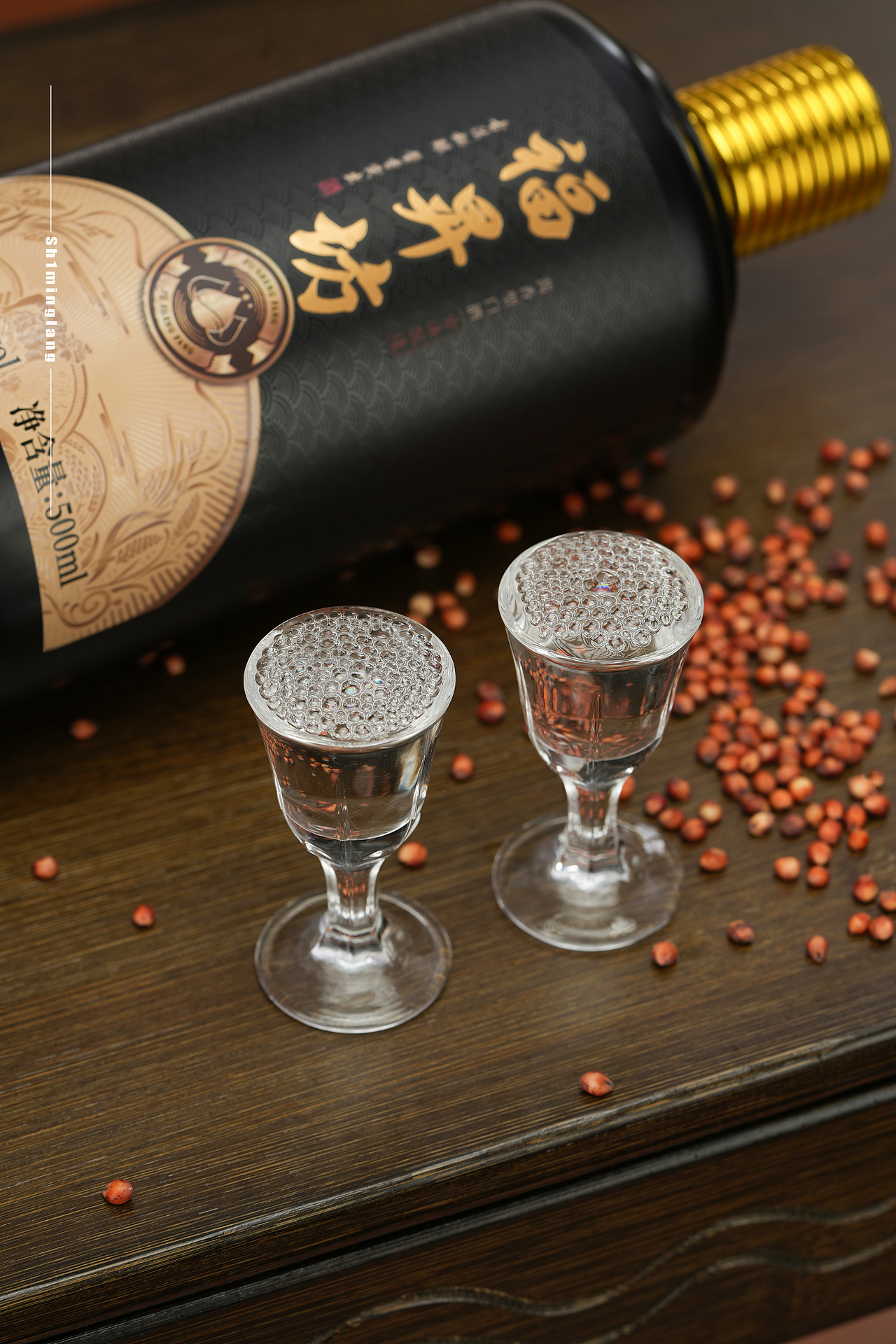 白酒拍摄丨酱香型白酒拍摄 福昇坊场景图