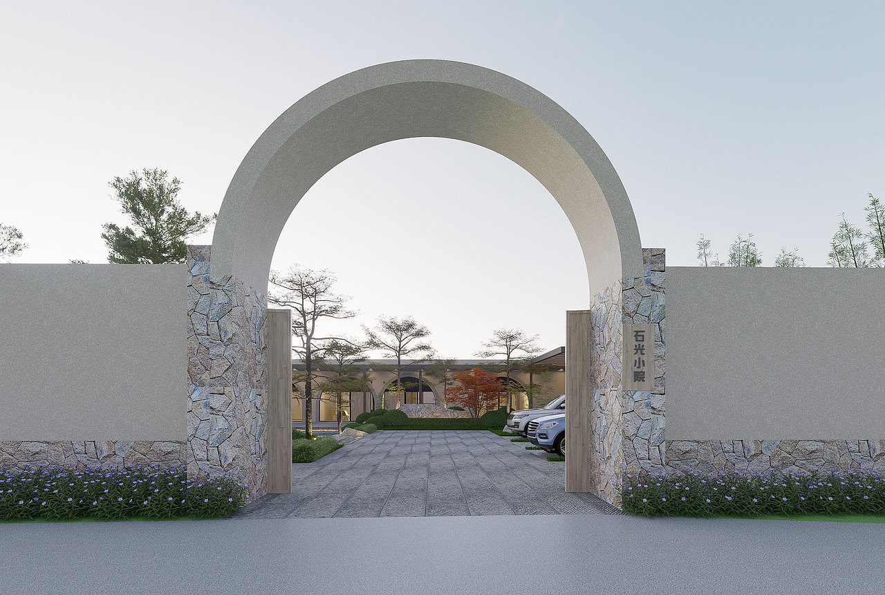 带有陕北风格的私家民宿（图ZMzkzNDgzMjY0） - 景观设计 - 站酷设计师wxd199256原创素材 - 站酷ZCOOL