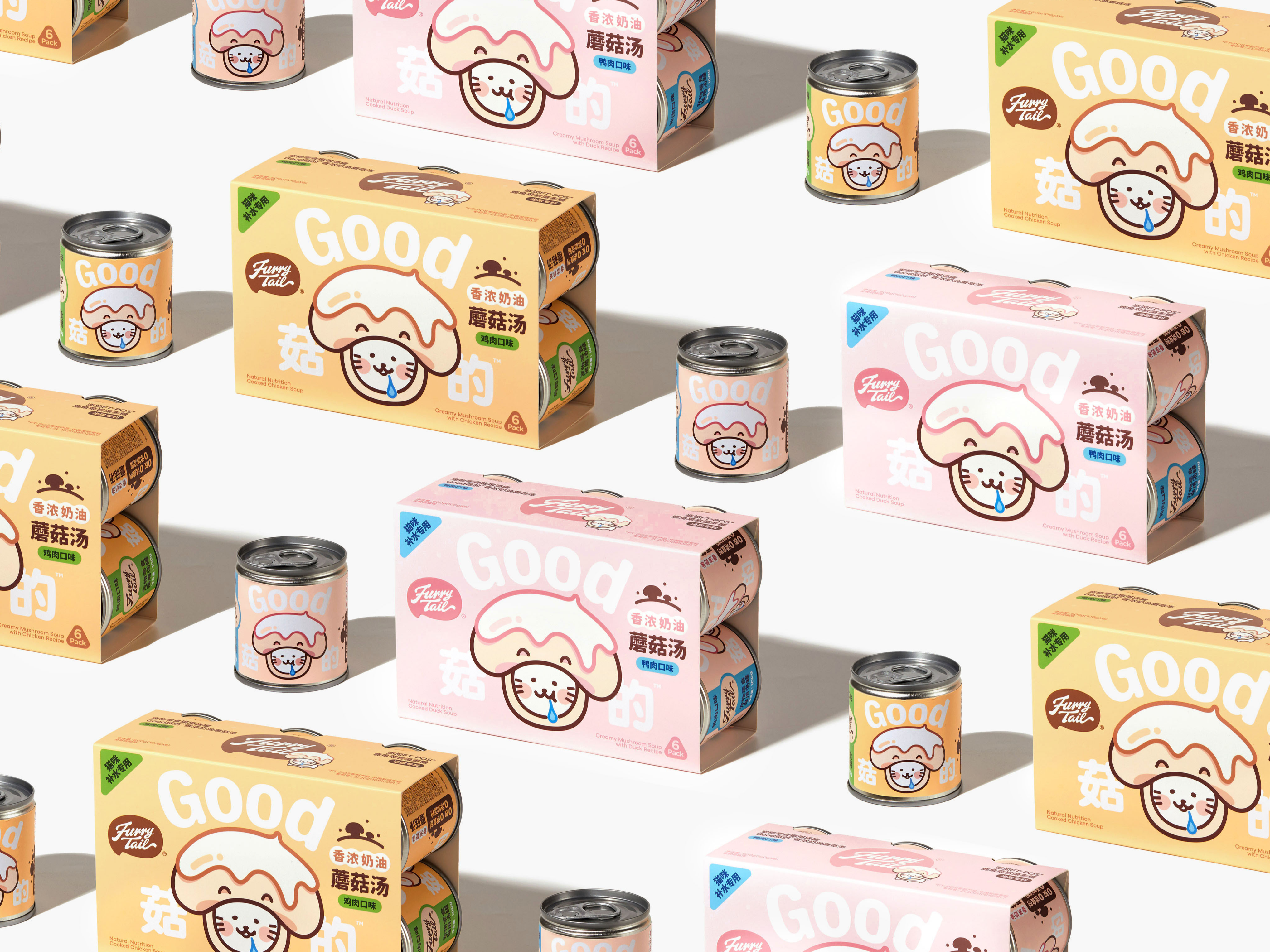 Good菇的™ ｜ 包装设计 宠物 食品 蘑菇 汤罐