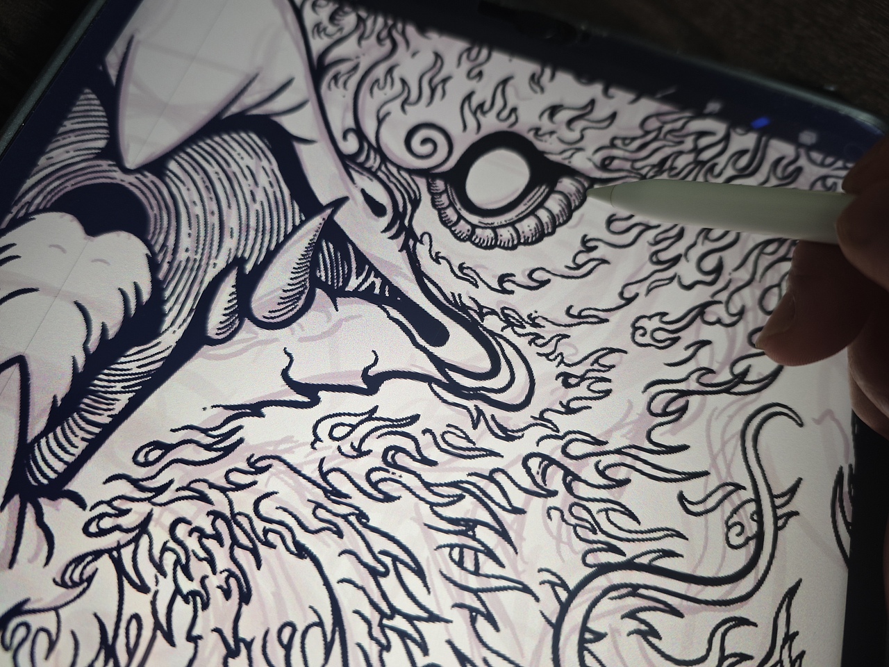 2025.07.11凤九雏系列之毣余板绘-火凤