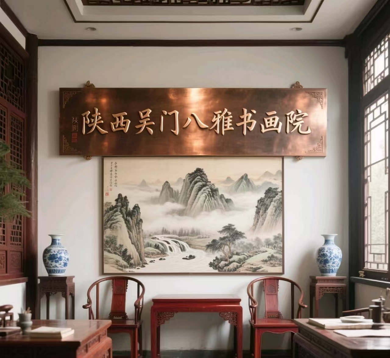 【站酷网】陕西吴门八雅书画院在哪里？